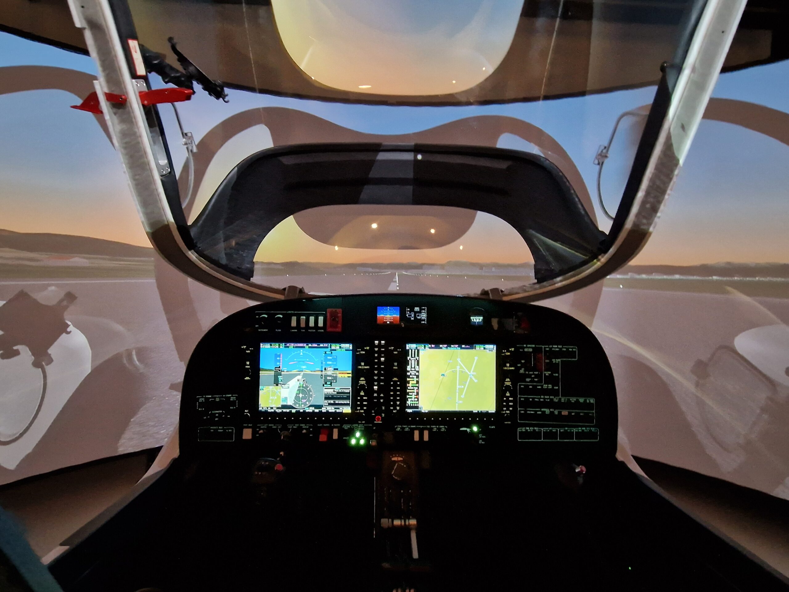 Verschiebung Flugsimulator FNTP